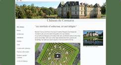 Desktop Screenshot of chateaudecormatin.com