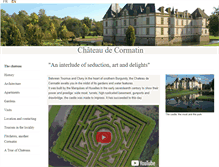 Tablet Screenshot of chateaudecormatin.com